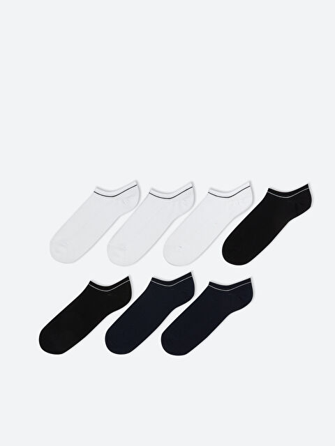 LCW ACCESSORIES Düz Erkek Patik Çorap 7'li - S5QJ87Z8-K00