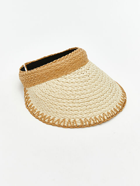 LCW ACCESSORIES Kadın Hasır Vizör Şapka - S5QJ93Z8-FF5