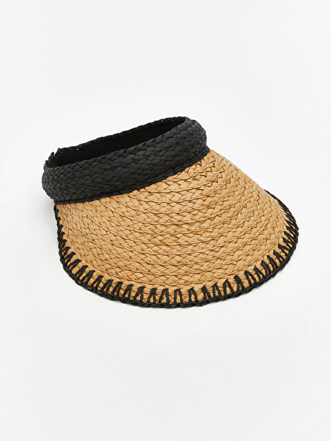 LCW ACCESSORIES Kadın Hasır Vizör Şapka - S5QJ93Z8-LV0