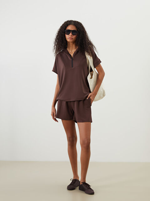 KOOR SPORT Beli Lastikli Kadın Şort - S5QK01Z8-HJZ