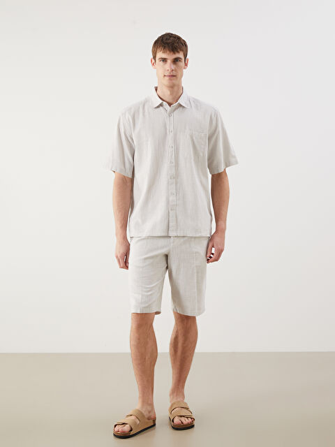 SOUTHBLUE Standart Kalıp Poplin Erkek Şort - S5QK25Z8-CSW