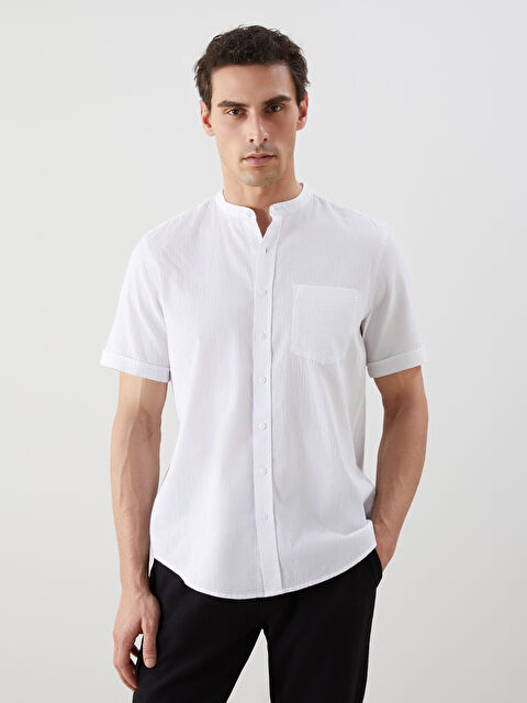 LCWAIKIKI Classic قميص أبيض رجل