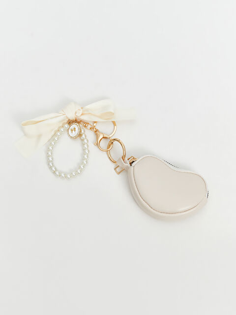 LCW ACCESSORIES Kalp Desenli Taşlı Kadın Anahtarlık - S5QL06Z8-EEW