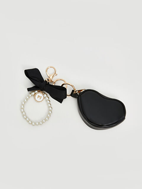 LCW ACCESSORIES Kalp Desenli Taşlı Kadın Anahtarlık