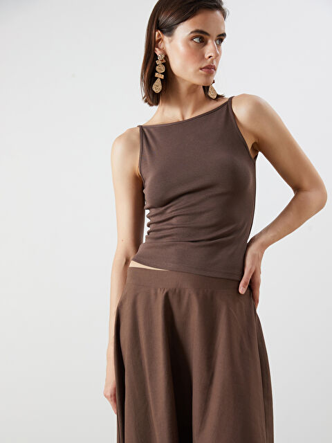 LCW Vision Halter Yaka Modal Karışımlı Kadın Atlet - S5QL87Z8-R3C