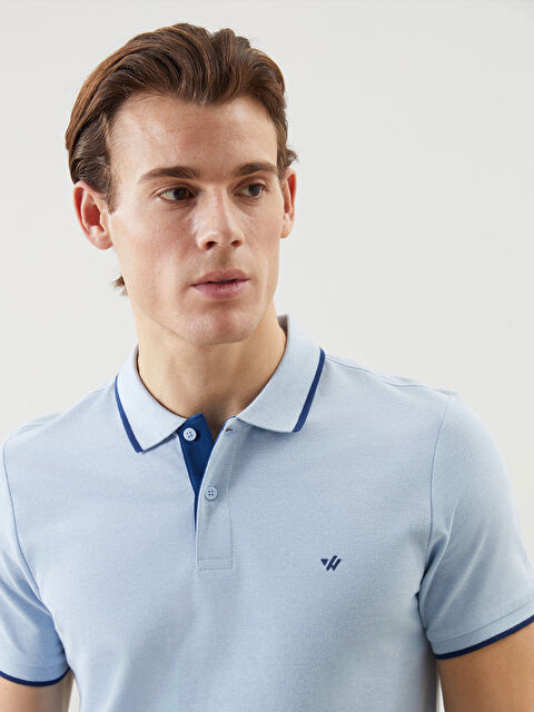 LCWAIKIKI Classic Мужская футболка из пике с воротником-поло