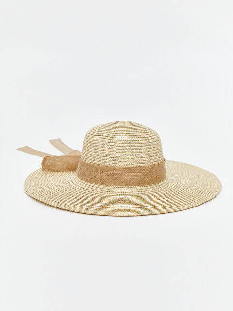 LCW ACCESSORIES Hasır Kadın Fötr Şapka - S5QM05Z8-FF5