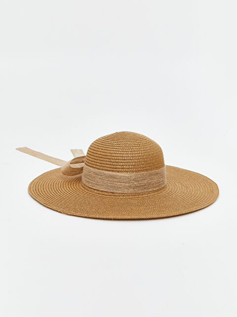 LCW ACCESSORIES Hasır Kadın Fötr Şapka - S5QM05Z8-LV0