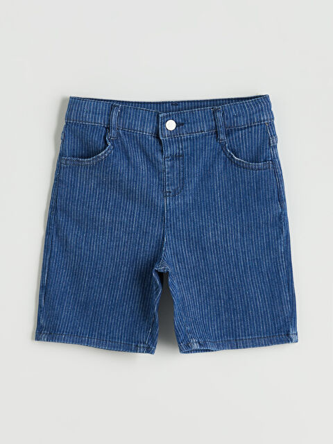 LCW Kids Basic Erkek Çocuk Jean Şort - S5QM32Z1-LYB