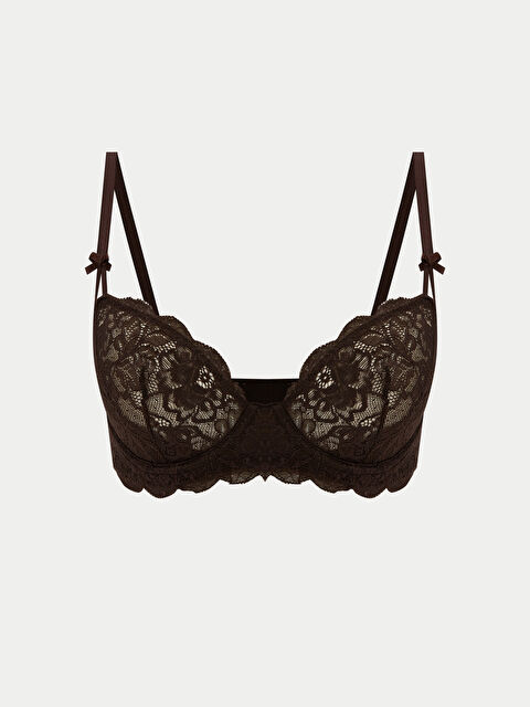 LCW DREAM Balenli Dolgusuz Dantelli Fantezi Tişört Sütyen - S5QM46Z8-JR3