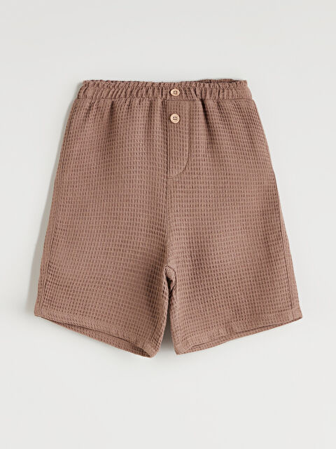 LCW Kids Beli Lastikli Basic Erkek Çocuk Şort - S5QM57Z1-CT9