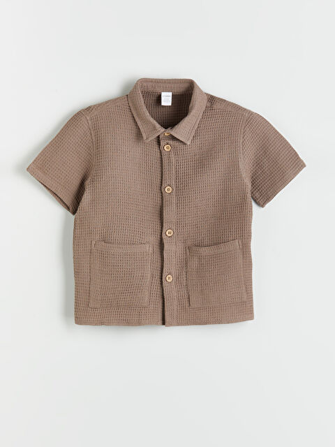 LCW Kids Basic Cep Detaylı Erkek Çocuk Gömlek - S5QM58Z1-CXL