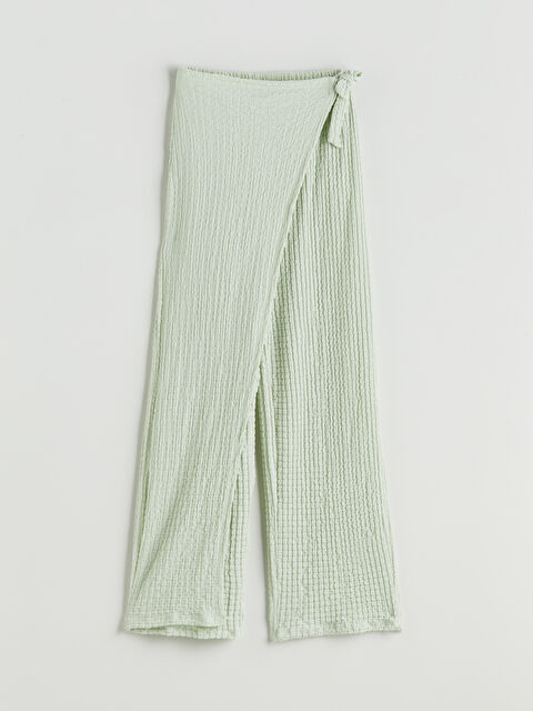 LCW Kids Beli Lastikli Kız Çocuk İspanyol Paça Tayt - S5QM76Z4-FVR