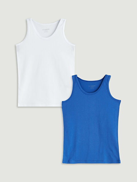 LCW Kids Bisiklet Yaka Erkek Çocuk Atlet 2'li - S5QN24Z4-JUF