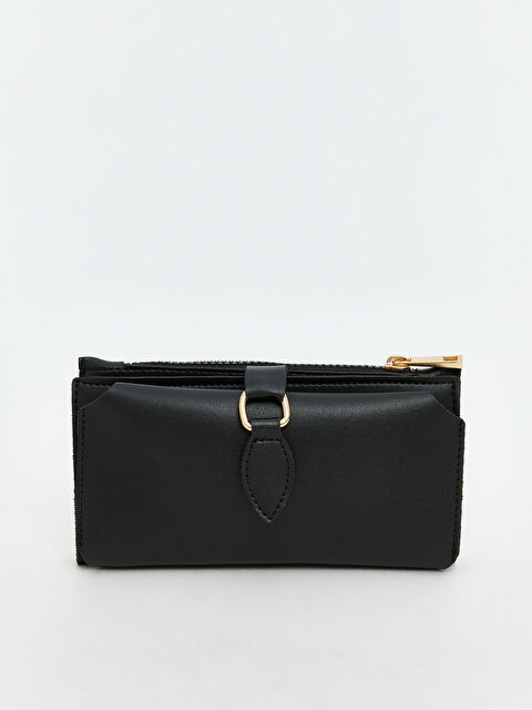 LCW ACCESSORIES Deri Görünümlü Kadın Cüzdan - S5QO43Z8-HUC