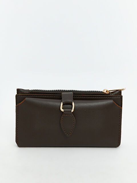 LCW ACCESSORIES Deri Görünümlü Kadın Cüzdan - S5QO43Z8-Z7U