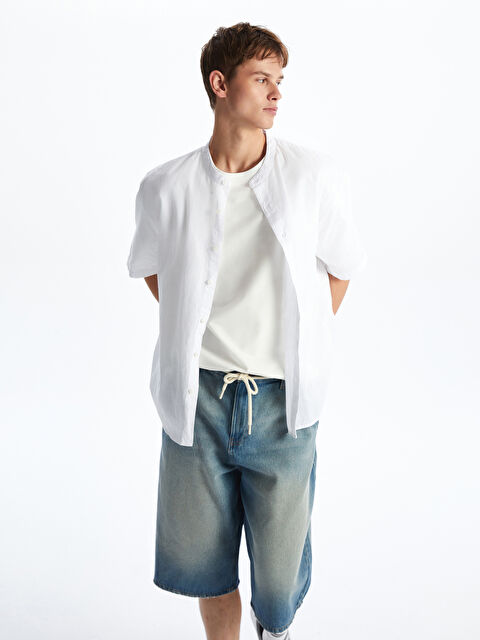 XSIDE Regular Fit Kısa Kollu Erkek Gömlek - S5QO73Z8-Q6K