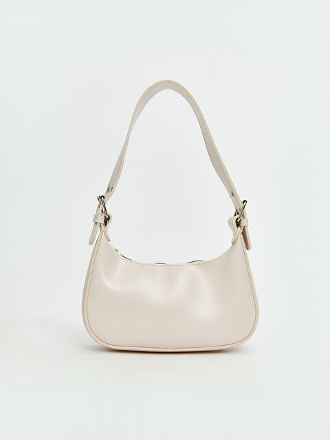 LCW ACCESSORIES Deri Görünümlü Kadın Baget Çanta - S5QP74Z8-HZB