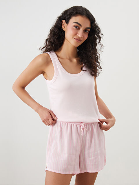 LCW DREAM U Yaka Kadın Pijama Üstü - S5QP92Z8-JH4