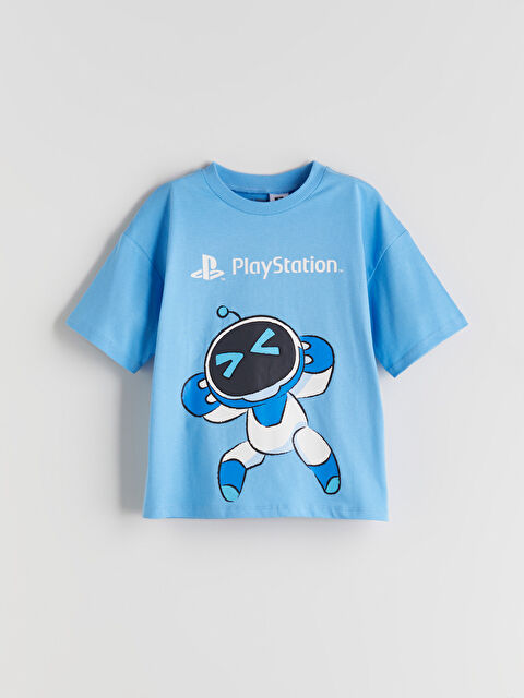 LCW Kids Rahat Kalıp PlayStation Baskılı Erkek Çocuk Tişört - S5QQ04Z1-GEZ