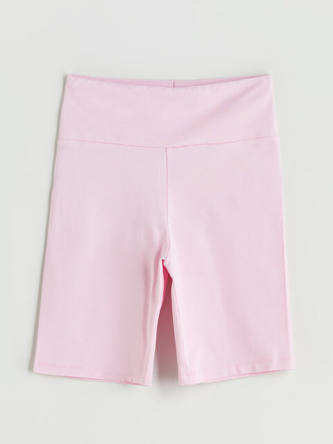 LCW Kids Beli Lastikli Kız Çocuk Kısa Tayt