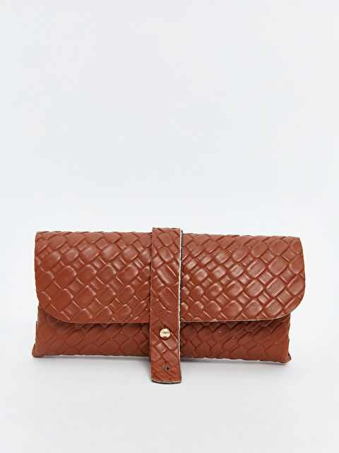 LCW ACCESSORIES Deri Görünümlü Kroko Desenli Kadın Cüzdan - S5QQ35Z8-DCJ