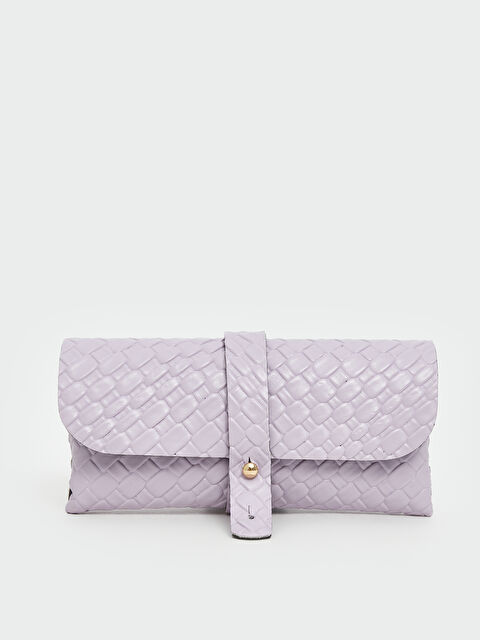 LCW ACCESSORIES Deri Görünümlü Kroko Desenli Kadın Cüzdan - S5QQ35Z8-DP3