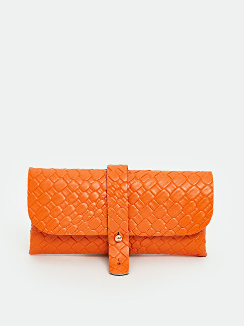 LCW ACCESSORIES Deri Görünümlü Kroko Desenli Kadın Cüzdan - S5QQ35Z8-FFN