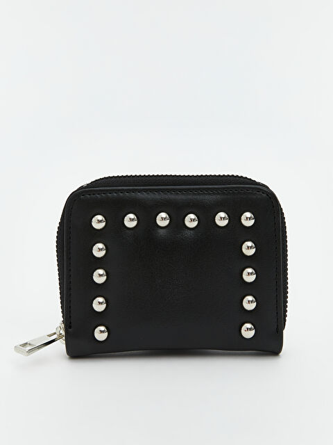 LCW ACCESSORIES Deri Görünümlü Kadın Cüzdan - S5QR41Z8-HUC