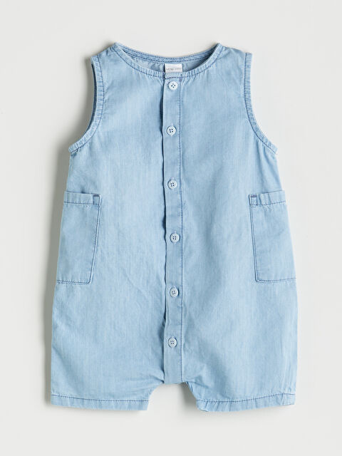 LCW baby Cepli Düğmeli Erkek Bebek Tulum - S5QR51Z1-DG7