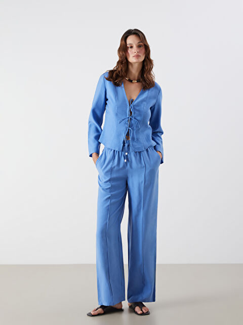 LCW Vision Beli Lastikli Kadın Pantolon - S5QS13Z8-Z0C