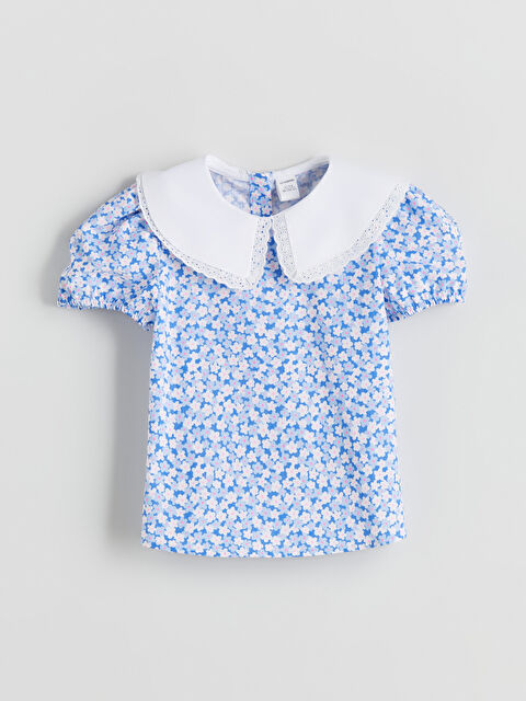 LCW Kids Bebe Yaka Çiçekli Kız Çocuk Bluz - S5QT44Z1-LQQ