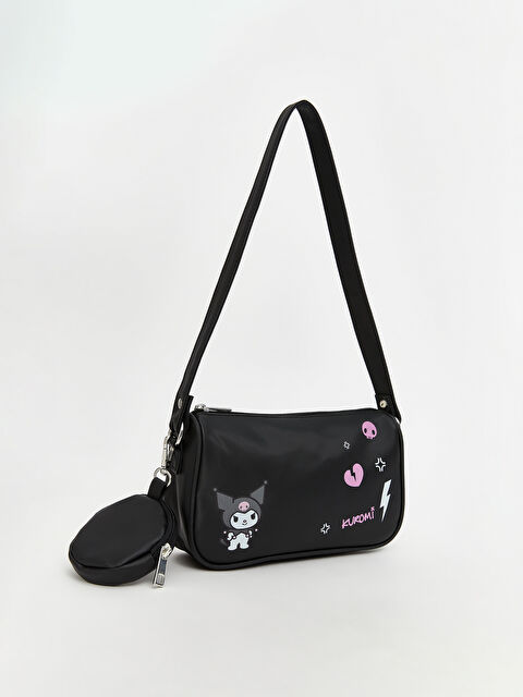 LCW ACCESSORIES Kuromi Baskılı Kız Çocuk Omuz Çantası ve Cüzdan - S5QU01Z4-CVL