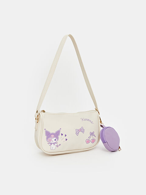 LCW ACCESSORIES Kuromi Baskılı Kız Çocuk Omuz Çantası ve Cüzdan - S5QU01Z4-FES