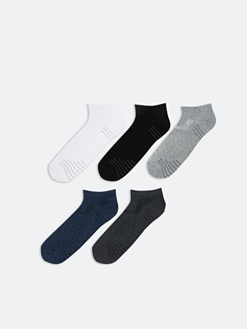 LCW ACCESSORIES Çizgili Erkek Patik Çorap 5'li - S5QY32Z8-K00