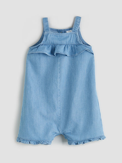 LCW baby Kare Yaka Basic Kız Bebek Tulum - S5QY44Z1-DU2