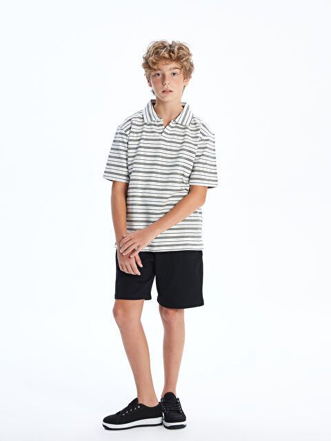 LCW Kids Polo Yaka Erkek Çocuk Tişört ve Şort - S5QY47Z4-LE8