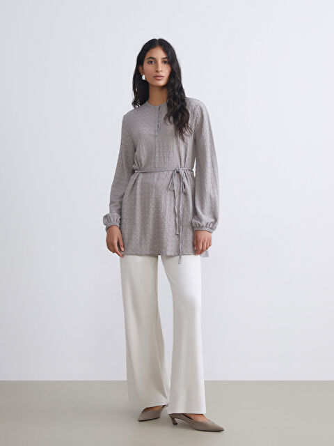 LCW Modest Beli Lastikli Geniş Paça Kadın Eşofman Altı - S5QY75Z8-FEJ