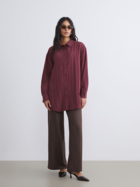 LCW Modest Beli Lastikli Geniş Paça Kadın Eşofman Altı - S5QY75Z8-HEH