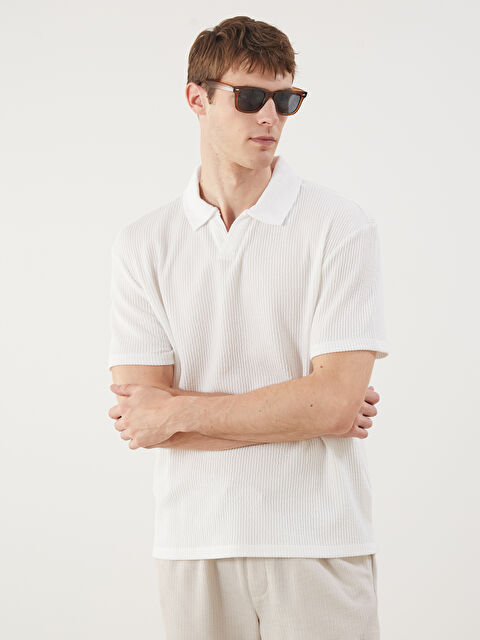 LCW Vision Polo Yaka Erkek Tişört - S5QY78Z8-R9J