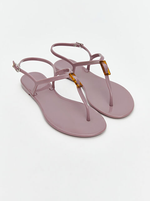 LCW STEPS Toka Detaylı Parmak Arası Kadın Plaj Sandaleti - S5R074Z8-E6T