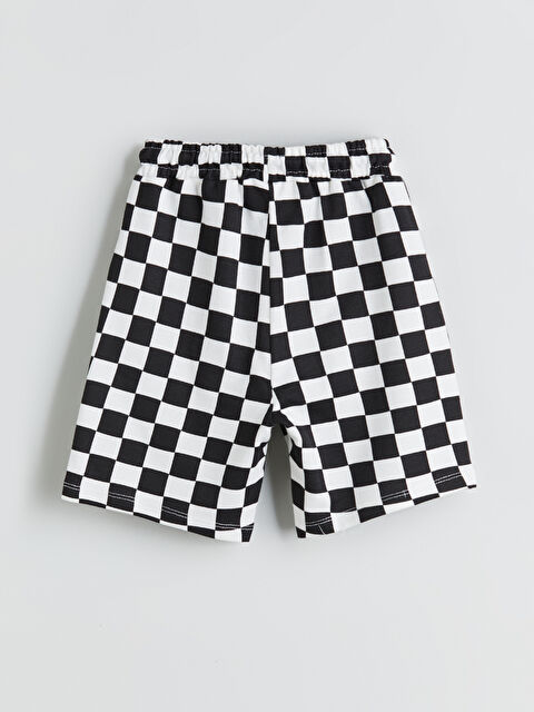 LCW Kids Beli Lastikli Desenli Erkek Çocuk Şort - S5R084Z1-LQJ