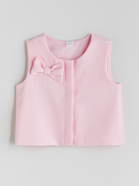 LCW Kids Fiyonklu Armürlü Kız Çocuk Bluz - S5R134Z1-QVR