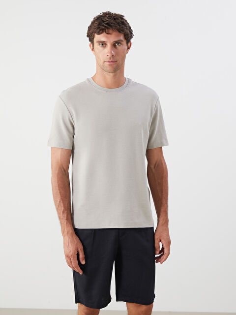 LCW Vision Bisiklet Yaka Erkek Tişört - S5R148Z8-RWR