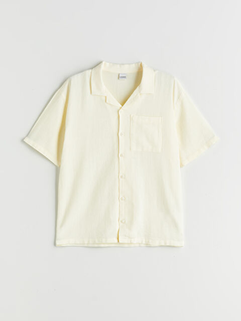 LCW Kids Kısa Kollu Erkek Çocuk Gömlek - S5R150Z4-FEJ