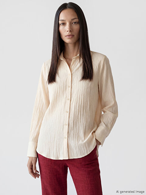 LCWAIKIKI Classic Dokulu Kadın Gömlek