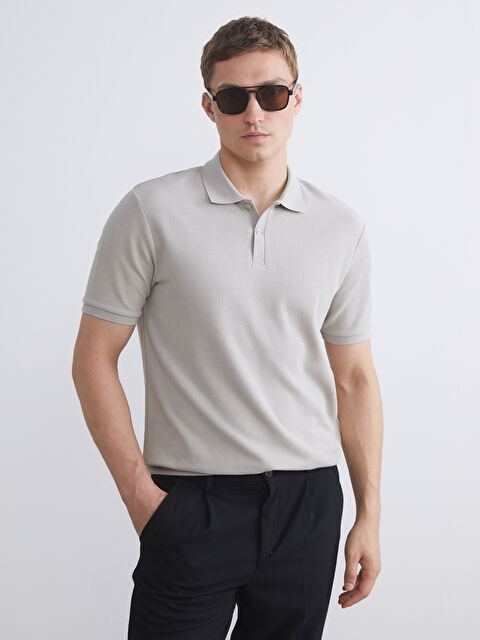 LCW Vision Polo Yaka Kısa Kollu Erkek Tişört - S5R282Z8-RWR