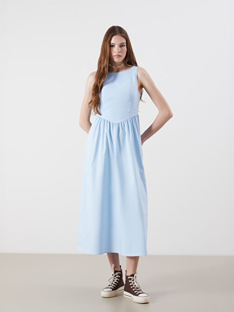 XSIDE Bisiklet Yaka Büzgülü Belden Oturtmalı Elbise - S5R335Z8-1AR