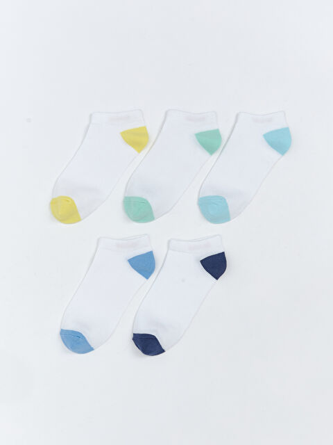 LCW Kids Erkek Çocuk Patik Çorap 5'li - S5R471Z4-K00