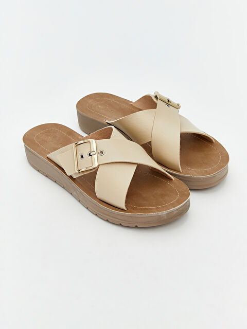 LCW STEPS Çapraz Bantlı Kadın Terlik - S5R473Z8-EYM